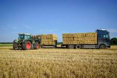 Foto: Traktor auf Feld